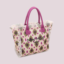 Carica l'immagine nel visualizzatore di Gallery, borsa shopper piccola in fantasia - mimì muà - beige verde
