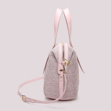 Carica l'immagine nel visualizzatore di Gallery, borsa a bauletto in straw paper - mimì muà - lilla
