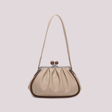 Carica l'immagine nel visualizzatore di Gallery, borsa clutch morbida con chiusura a sfere - mimì muà  -  beige
