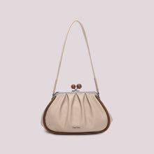 Carica l'immagine nel visualizzatore di Gallery, borsa clutch morbida con chiusura a sfere - mimì muà  -  beige
