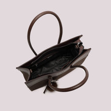 Carica l'immagine nel visualizzatore di Gallery, borsa tote  con charm e cuore - mimì muà - moro

