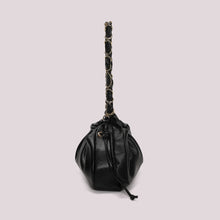 Carica l'immagine nel visualizzatore di Gallery, borsa tote  a spalla con catena sui manici - mimì muà - nero
