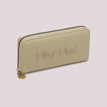 Carica l'immagine nel visualizzatore di Gallery, portafoglio a 1 zip con scritta   - mimì muà - verde
