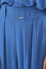 Carica l&#39;immagine nel visualizzatore di Gallery, pantalone palazzo con elastico dietro - mimì muà - blu indaco
