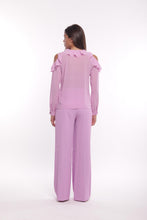 Carica l&#39;immagine nel visualizzatore di Gallery, pantalone palazzo con elastico in cadì - mimì muà - cilamino
