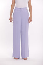 Carica l&#39;immagine nel visualizzatore di Gallery, pantalone palazzo con elastico in cadì - mimì muà -lilla
