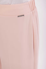 Carica l&#39;immagine nel visualizzatore di Gallery, pantalone cropped con elastico dietro in cadì - mimì muà - cipria
