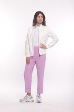 Carica l&#39;immagine nel visualizzatore di Gallery, pantalone cropped con elastico dietro in cadì - mimì muà - ciclamino
