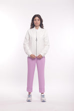 Carica l&#39;immagine nel visualizzatore di Gallery, pantalone cropped con elastico dietro in cadì - mimì muà - ciclamino
