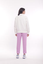 Carica l&#39;immagine nel visualizzatore di Gallery, pantalone cropped con elastico dietro in cadì - mimì muà - ciclamino
