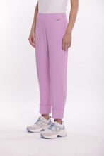 Carica l&#39;immagine nel visualizzatore di Gallery, pantalone cropped con elastico dietro in cadì - mimì muà - ciclamino
