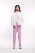 Carica l&#39;immagine nel visualizzatore di Gallery, pantalone cropped con elastico dietro in cadì - mimì muà - ciclamino
