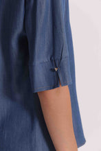 Carica l'immagine nel visualizzatore di Gallery, blusa a maniche corte  - mimì muà - denim
