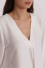 Carica l'immagine nel visualizzatore di Gallery, blusa con maniche 3/4  - mimì muà - bianco
