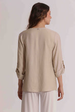 Carica l'immagine nel visualizzatore di Gallery, blusa con maniche 3/4  - mimì muà - beige
