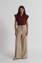 Carica l'immagine nel visualizzatore di Gallery, pantalone palazzo con elastico dietro  - mimì muà - corda

