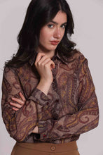 Carica l'immagine nel visualizzatore di Gallery, camicia uomo fantasia paisley - mimì muà - prugna
