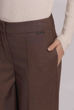 Carica l'immagine nel visualizzatore di Gallery, pantalone in vanz con risvoltino sul fondo - mimì muà -  tortora

