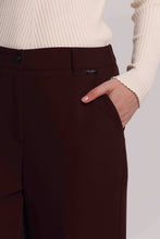 Carica l'immagine nel visualizzatore di Gallery, pantalone palazzo con elastico dietro - mimì muà - prugna
