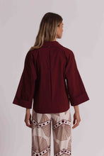 Carica l'immagine nel visualizzatore di Gallery, camicia con maniche ampie   - mimì muà -  bordeaux

