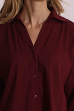 Carica l'immagine nel visualizzatore di Gallery, camicia con maniche ampie   - mimì muà -  bordeaux
