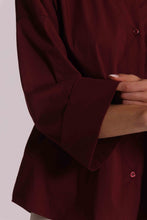 Carica l'immagine nel visualizzatore di Gallery, camicia con maniche ampie   - mimì muà -  bordeaux
