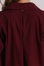 Carica l'immagine nel visualizzatore di Gallery, camicia con maniche ampie   - mimì muà -  bordeaux
