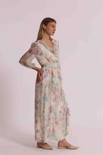 Carica l'immagine nel visualizzatore di Gallery, abito lungo in fantasia  - mimì muà - verde acqua
