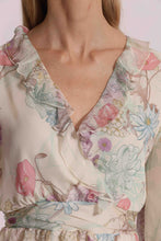 Carica l'immagine nel visualizzatore di Gallery, abito lungo in fantasia  - mimì muà - verde acqua
