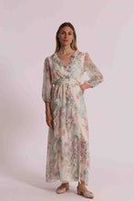 Carica l'immagine nel visualizzatore di Gallery, abito lungo in fantasia  - mimì muà - verde acqua
