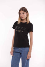 Carica l&#39;immagine nel visualizzatore di Gallery, t-shirt  &quot; BE DIFFERENT  - mimì muà - nero
