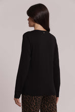 Carica l'immagine nel visualizzatore di Gallery, t-shirt manica lunga "fashi-on e fashi-off"   - mimì muà - nero
