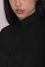 Carica l&#39;immagine nel visualizzatore di Gallery, blusa con maniche plissè - mimì muà- nero
