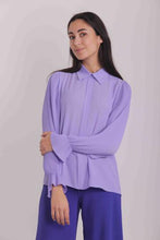 Carica l&#39;immagine nel visualizzatore di Gallery, blusa con maniche plissè - mimì muà - lilla
