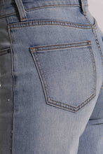 Carica l'immagine nel visualizzatore di Gallery, jeans pioggia di strass  - mimì muà - blu chiaro
