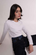 Carica l'immagine nel visualizzatore di Gallery, jeans a gamba larga con vita incrociata - mimì muà - blu
