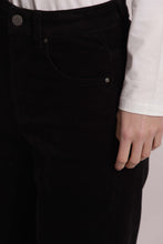 Carica l'immagine nel visualizzatore di Gallery, pantalone cropped in velluto  - mimì muà - nero
