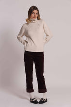 Carica l'immagine nel visualizzatore di Gallery, pantalone cropped in velluto  - mimì muà - prugna
