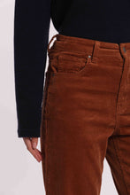 Carica l'immagine nel visualizzatore di Gallery, pantalone cropped in velluto  - mimì muà - tabacco
