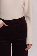 Carica l'immagine nel visualizzatore di Gallery, pantalone cropped in velluto  - mimì muà - prugna
