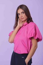 Carica l&#39;immagine nel visualizzatore di Gallery, blusa con maniche a palloncino - mimì muà - rosa - 1490
