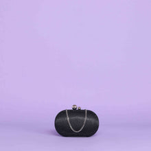 Carica l&#39;immagine nel visualizzatore di Gallery, borsa clutch con strass - mimì muà - nero
