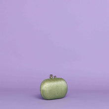 Carica l&#39;immagine nel visualizzatore di Gallery, borsa clutch con strass - mimì muà - verde lime
