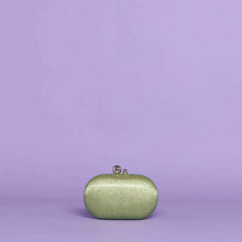 Carica l&#39;immagine nel visualizzatore di Gallery, borsa clutch con strass - mimì muà - verde lime
